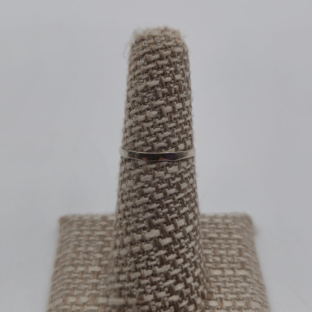 Size 6 Sterling Silver Handmade Rustic Band Ring A3486 20$
